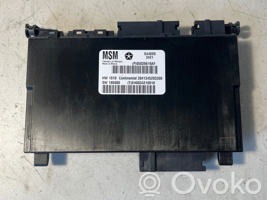 Moduł / Sterownik fotela   05026619AF,EH0034210010,2841345203300