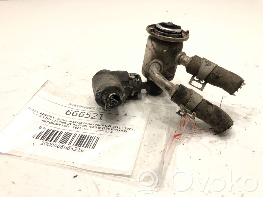 Renault Master III Juego de inyectores de combustible 