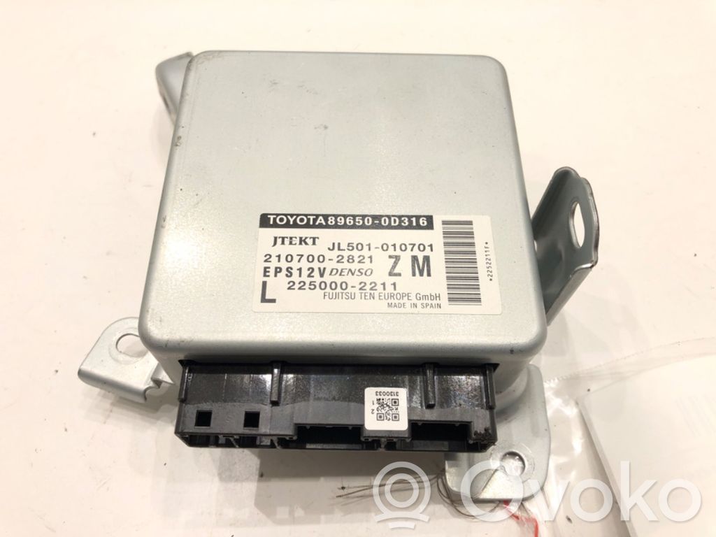Toyota Yaris Power steering control unit/module 
