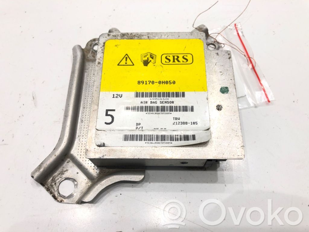 Peugeot 107 Airbag deployment crash/impact sensor 