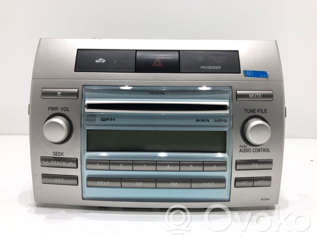 Toyota Corolla E120 E130 Unidad delantera de radio/CD/DVD/GPS 