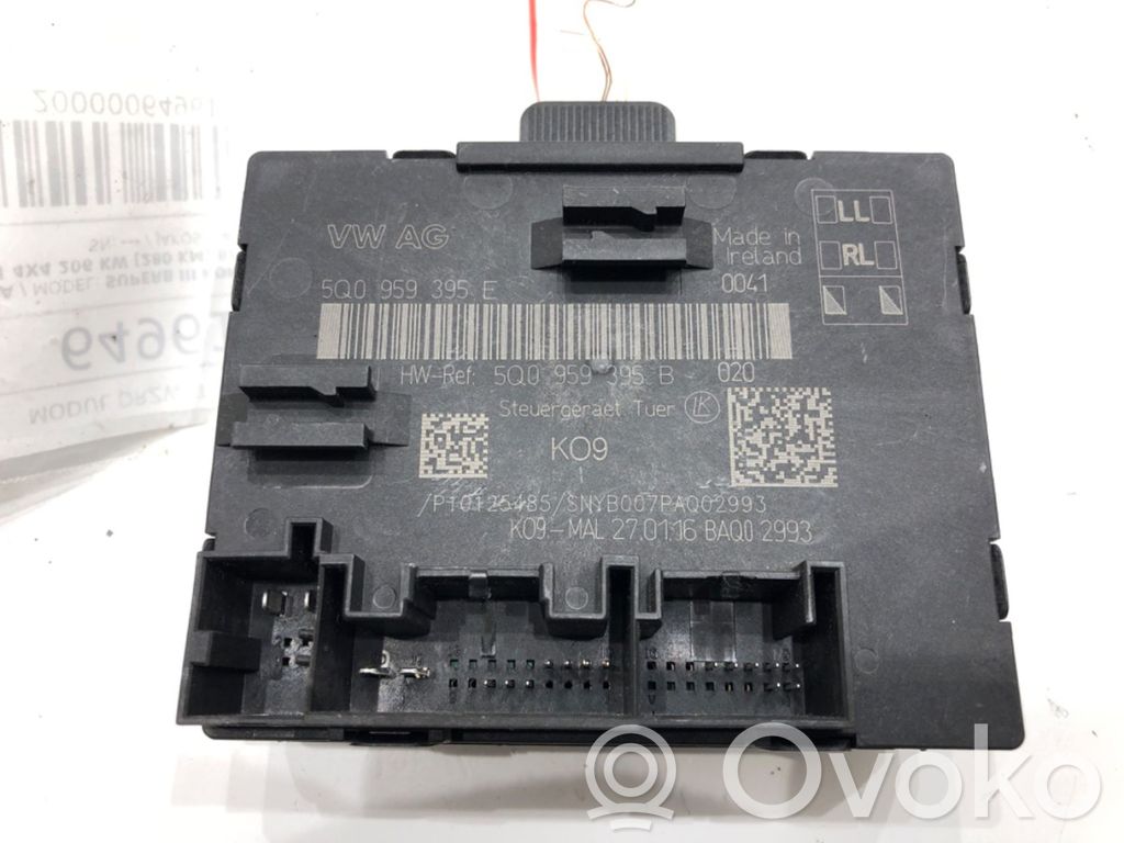 Skoda Superb B8 (3V) Other control units/modules 
