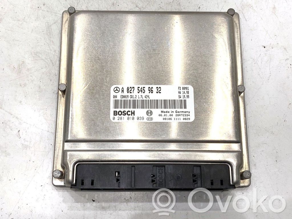 Mercedes-Benz A W168 Engine control unit/module ECU 