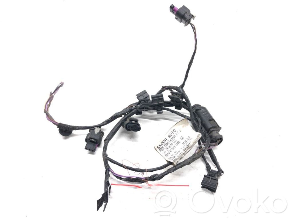 Skoda Fabia Mk3 (NJ) Cableado del sensor de aparcamiento (PDC) 