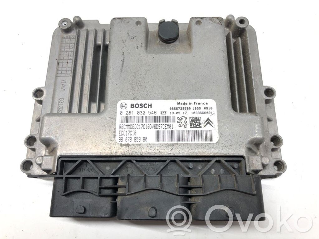 Engine control unit/module ECU   9807885980