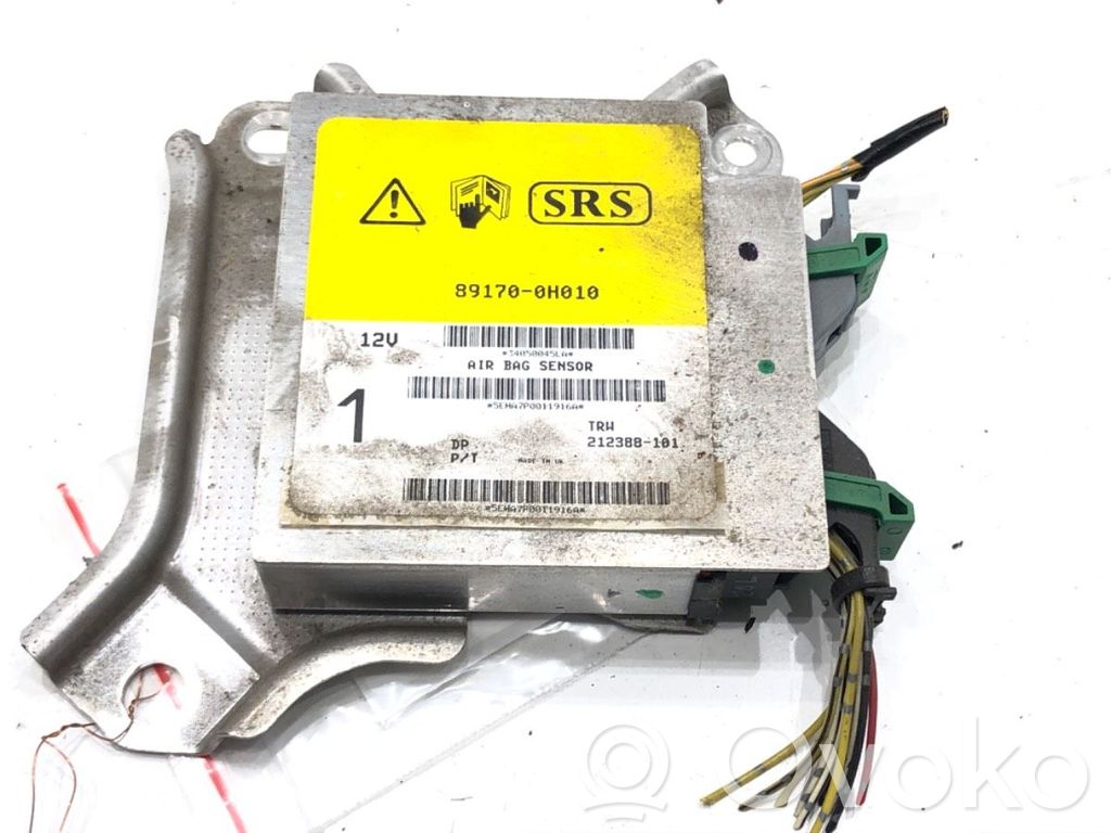 Citroen C1 Airbag deployment crash/impact sensor 