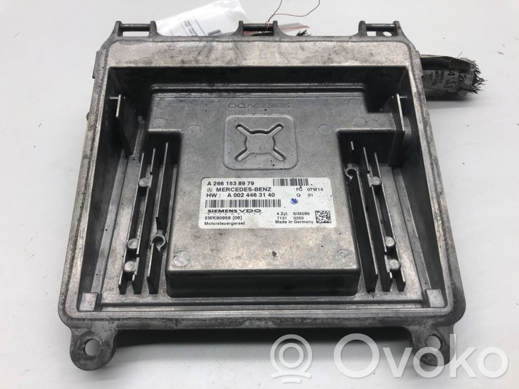 Mercedes-Benz A W169 Komputer / Sterownik ECU silnika 