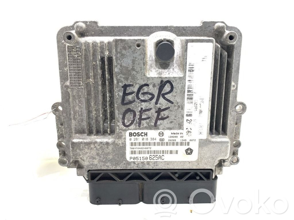Engine control unit/module ECU   P05150625AC