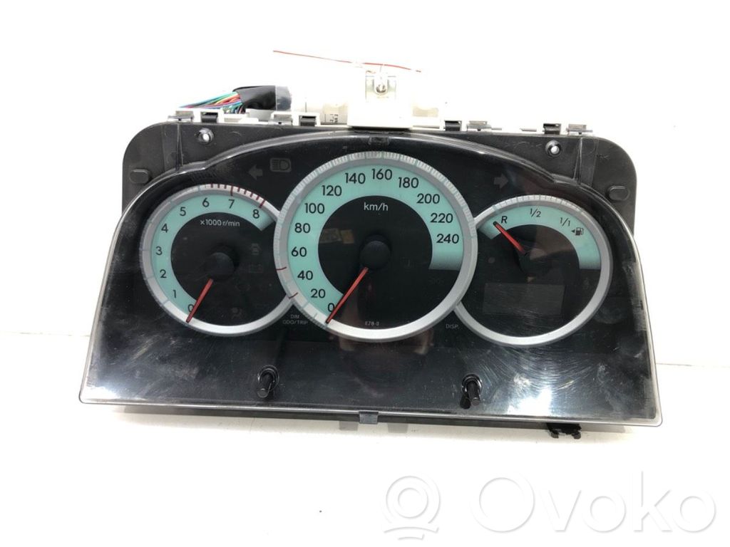 Toyota Corolla E120 E130 Speedometer (instrument cluster) 
