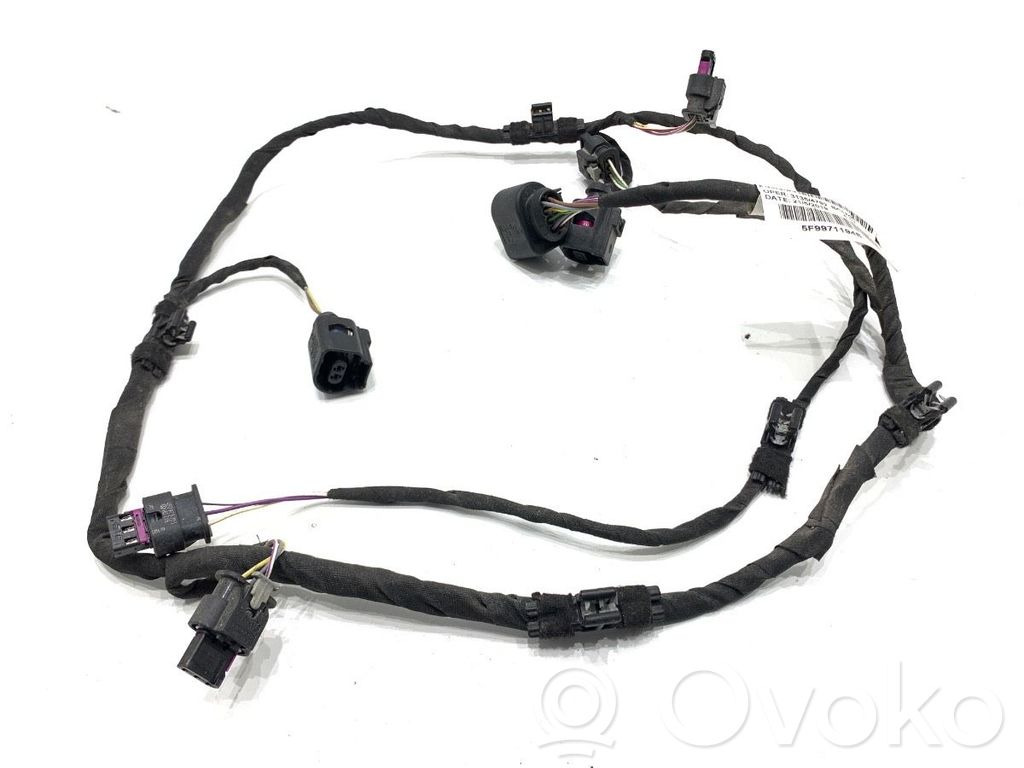 Seat Leon (5F) Cableado del sensor de aparcamiento (PDC) 
