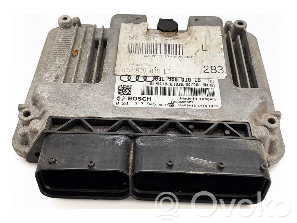 Audi A6 S6 C7 4G Unité de commande, module ECU de moteur
