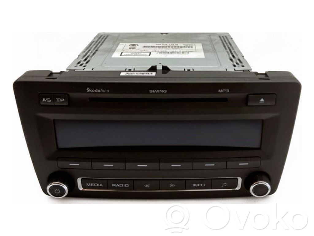 Skoda Yeti (5L) Radio/CD/DVD/GPS-pääyksikkö 