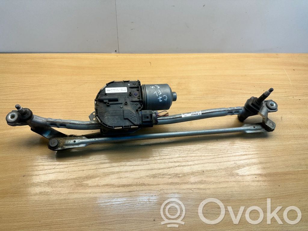 Audi A6 S6 C7 4G Motor y varillaje del limpiaparabrisas delantero 