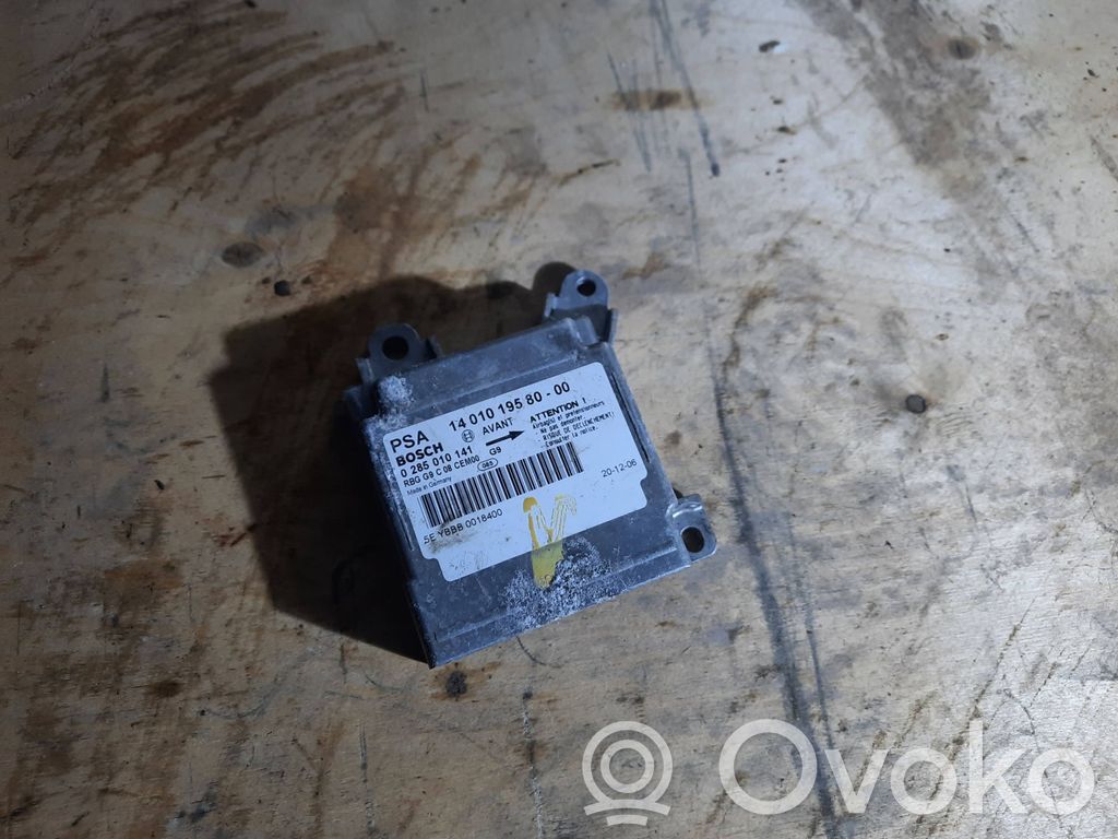 Airbag control unit/module   1401019580,0285010141