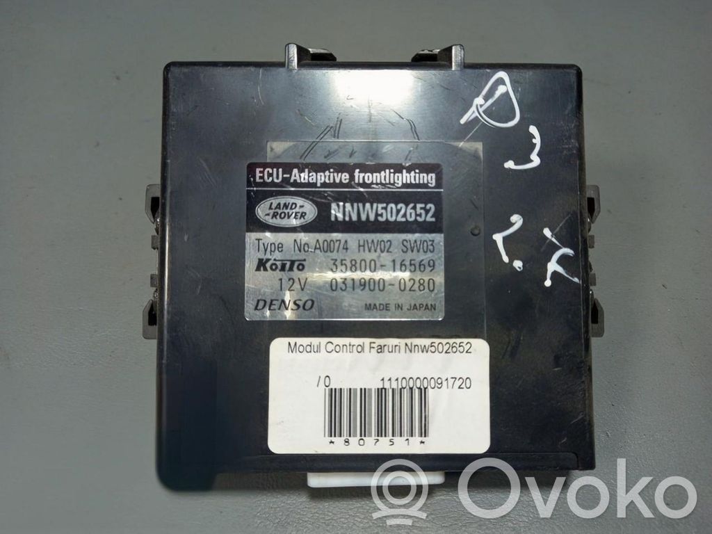 Land Rover Discovery 3 - LR3 Module d'éclairage LCM 