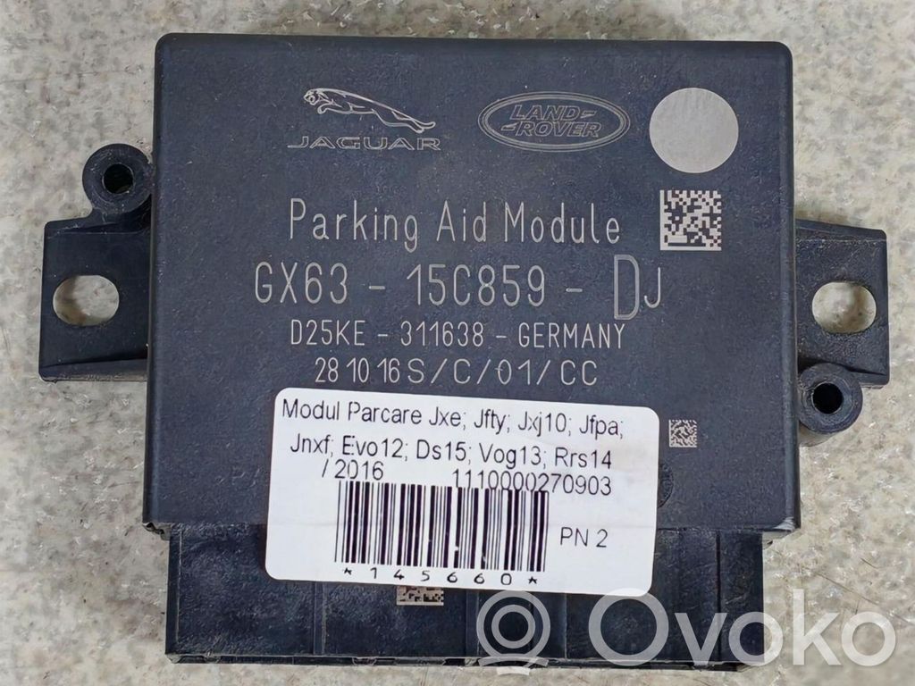 Jaguar F-Pace Parking PDC control unit/module 