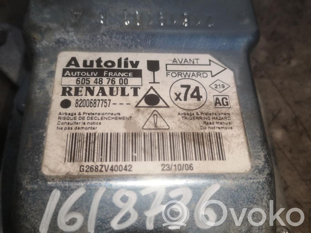 Renault Laguna II Unitate/modul de comandă airbaguri 