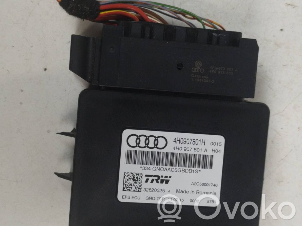 Audi A8 S8 D4 4H Hand brake control module 