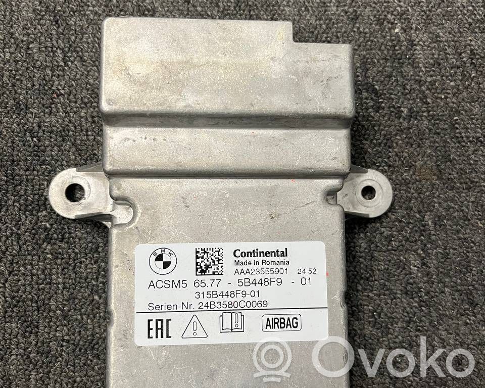 BMW 3 G20 G21 Airbagsteuergerät 