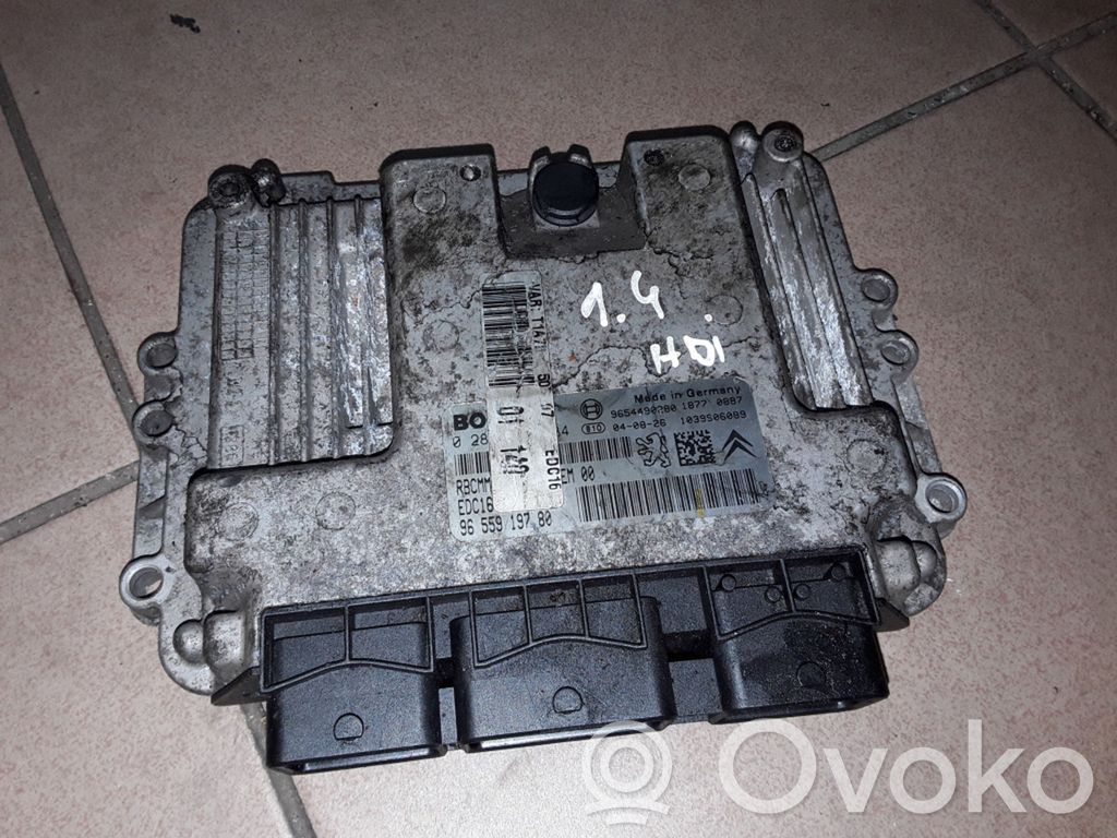 Peugeot 207 Engine control unit/module 