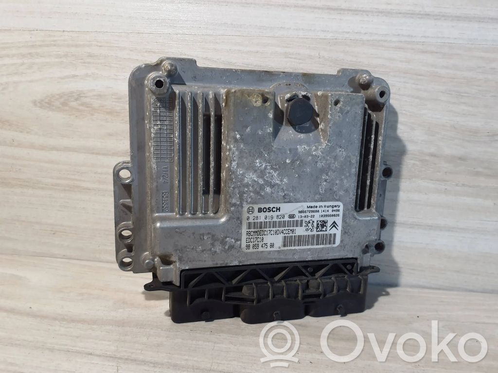 Peugeot 208 I Engine control unit/module 