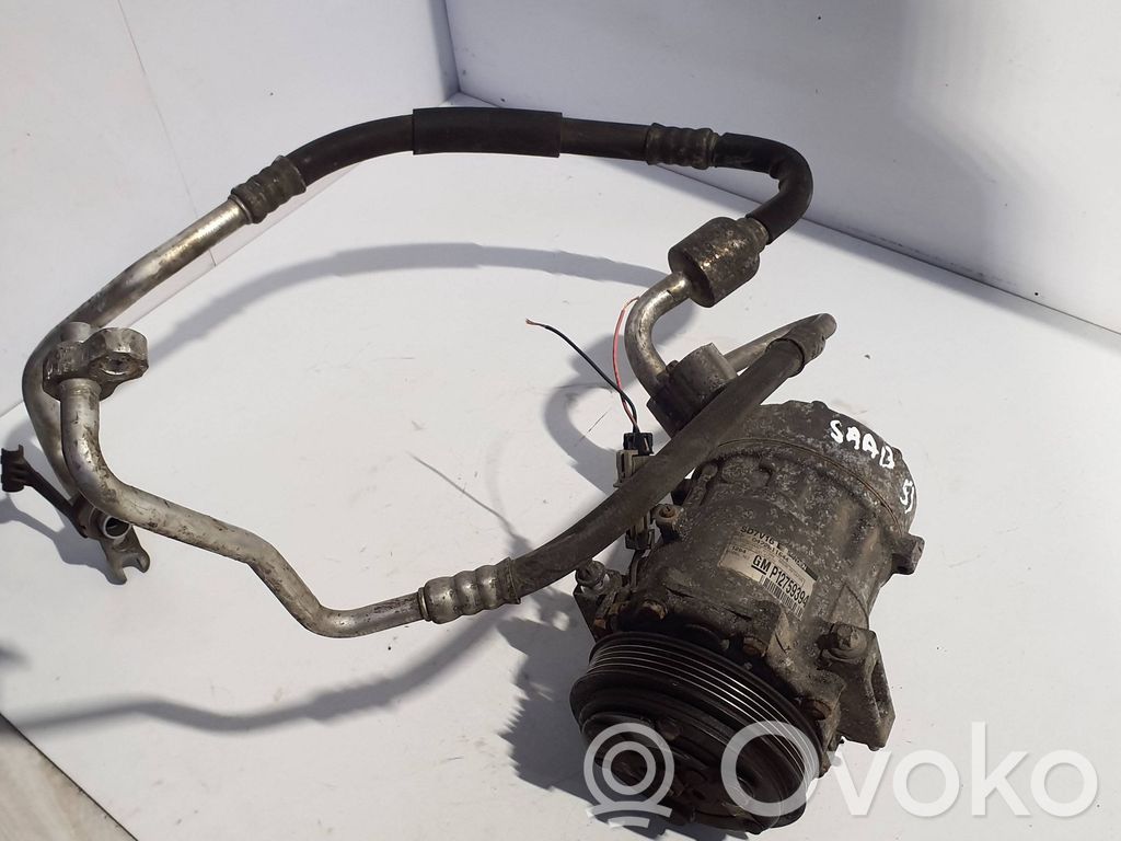 Saab 9-3 Ver2 Kompresor / Sprężarka klimatyzacji A/C 