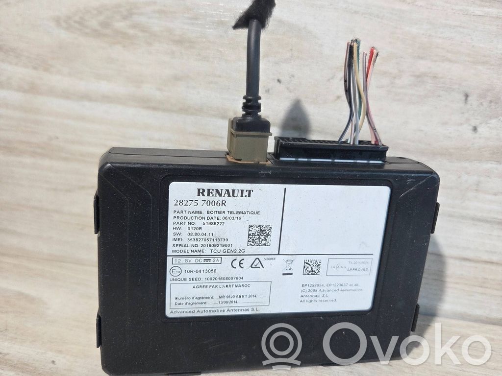 Renault Zoe Other control units/modules 