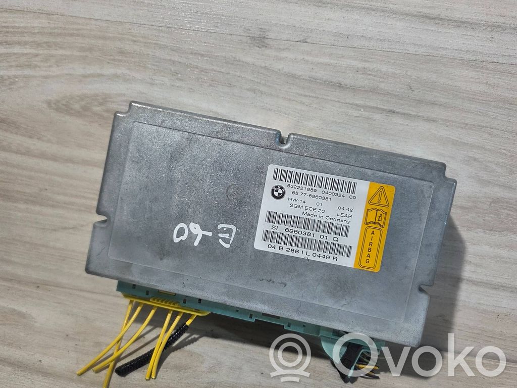 BMW 5 E60 E61 Airbag control unit/module 