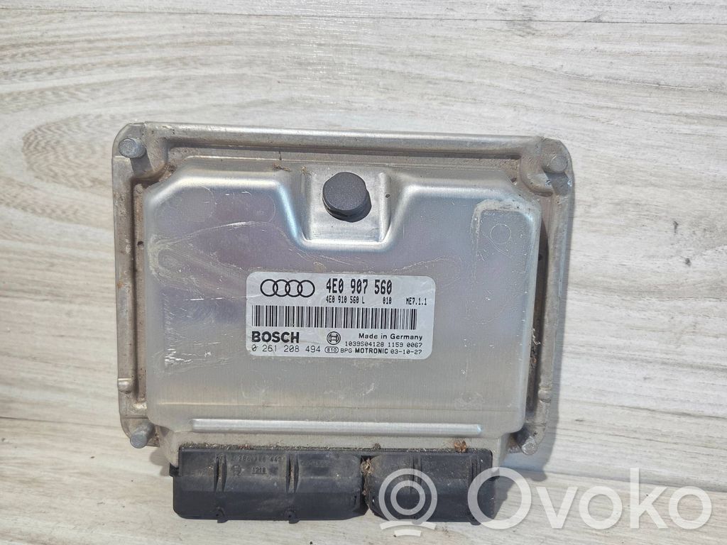 Audi A8 S8 D3 4E Engine control unit/module 