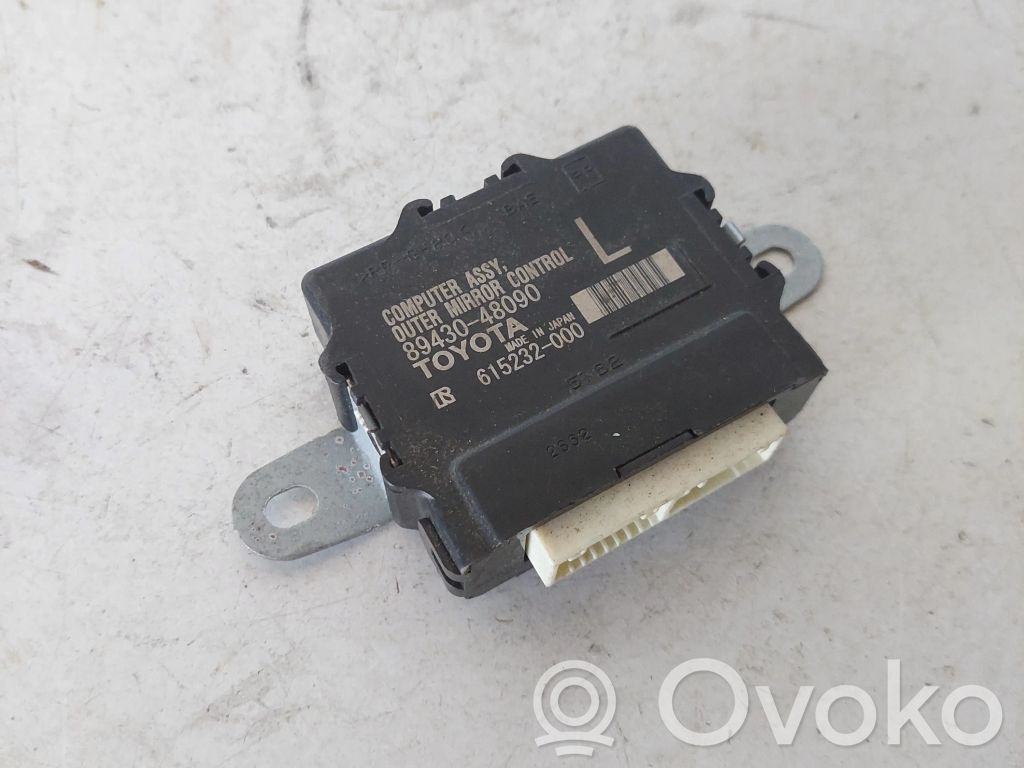 Lexus RX 450H Wing mirror control module 