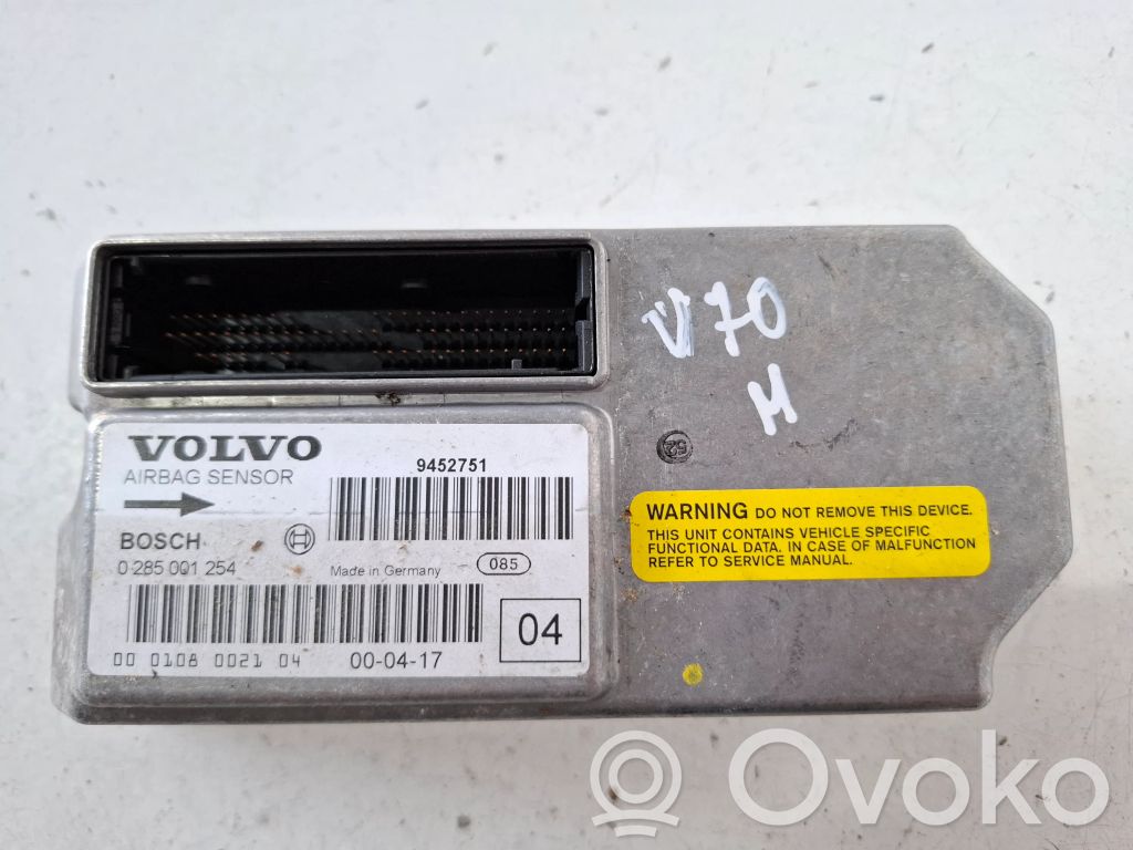 Volvo V70 Airbag control unit/module 