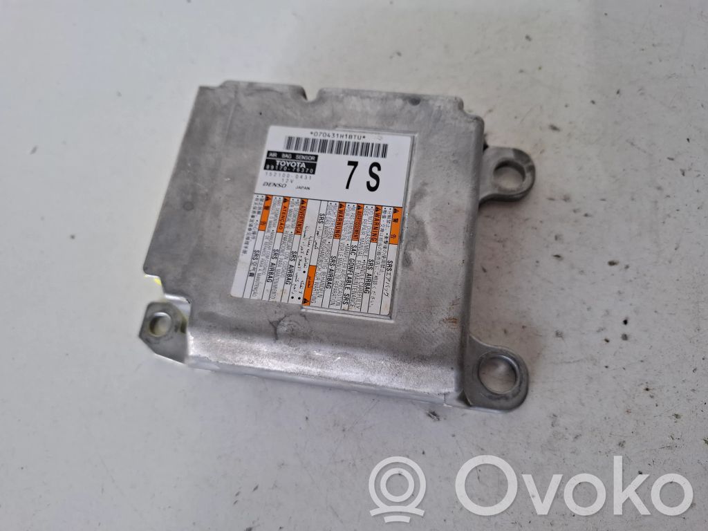 Lexus RX 450H Airbag control unit/module 
