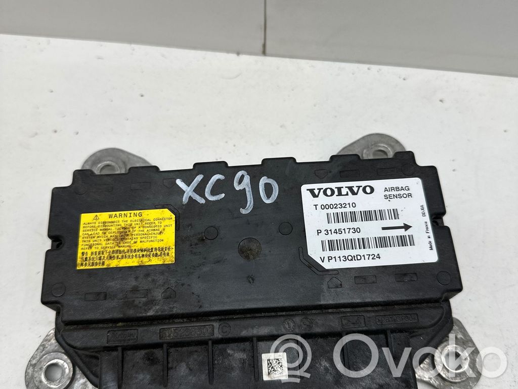 Airbag control unit/module   31451730,P31451730,T00023210