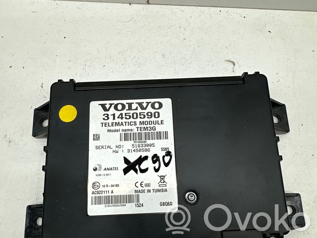 Volvo XC90 Phone control unit/module 