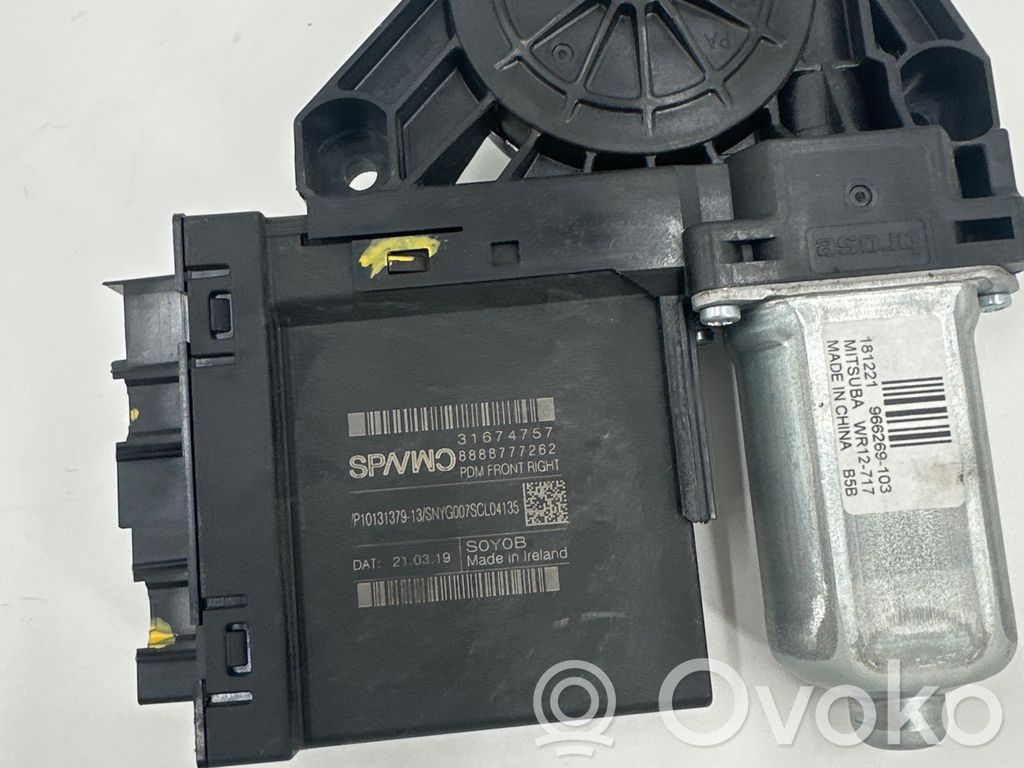 Volvo V60 Silnik regulatora szyby drzwi przednich 