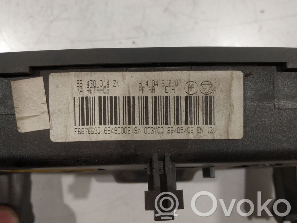 Citroen C5 Climate control unit 