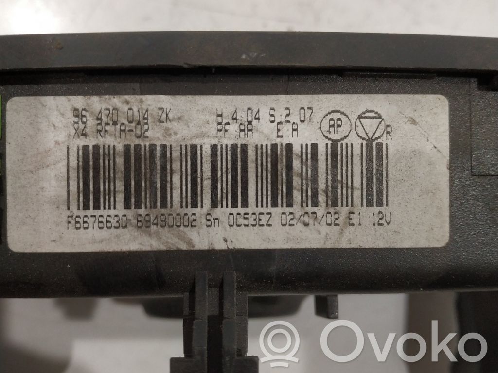 Citroen C5 Climate control unit 