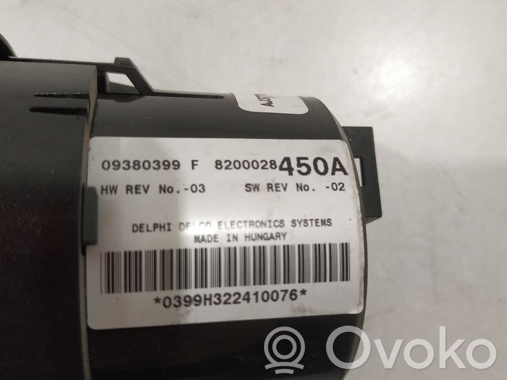 Renault Espace -  Grand espace IV Climate control unit 
