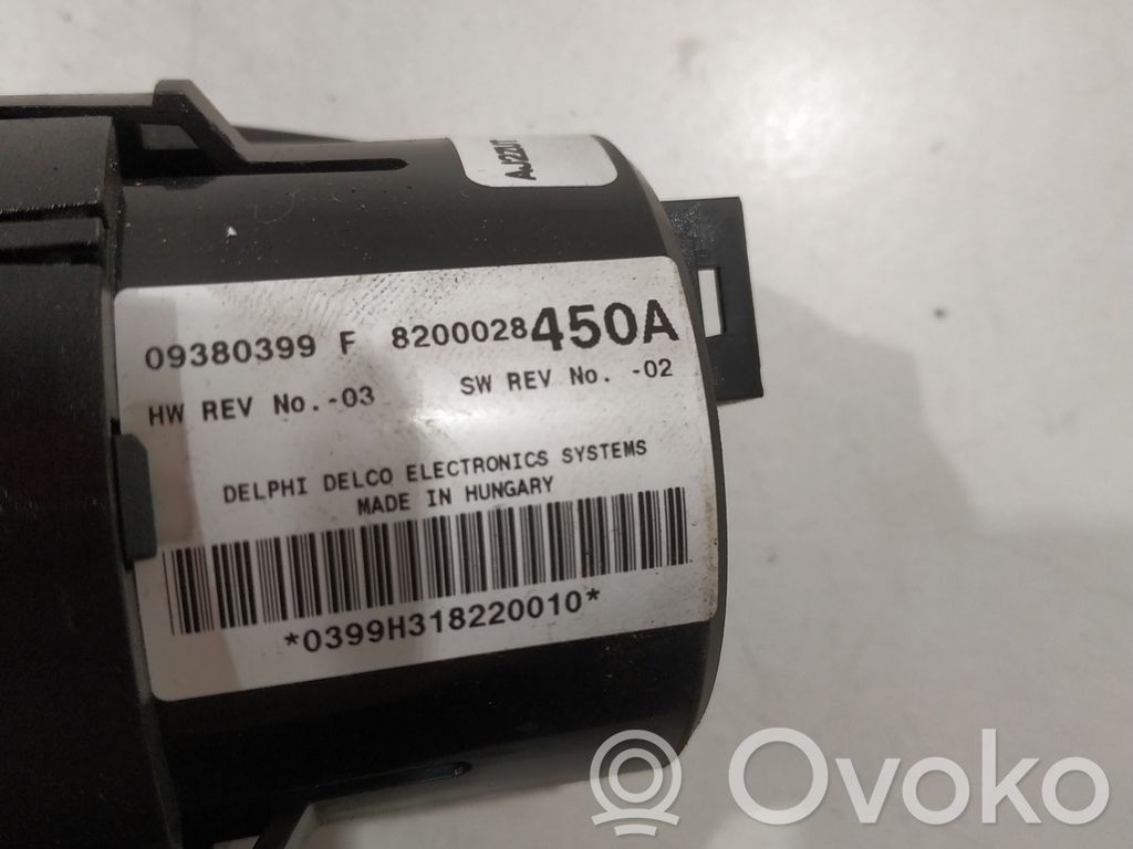Renault Espace -  Grand espace IV Climate control unit 