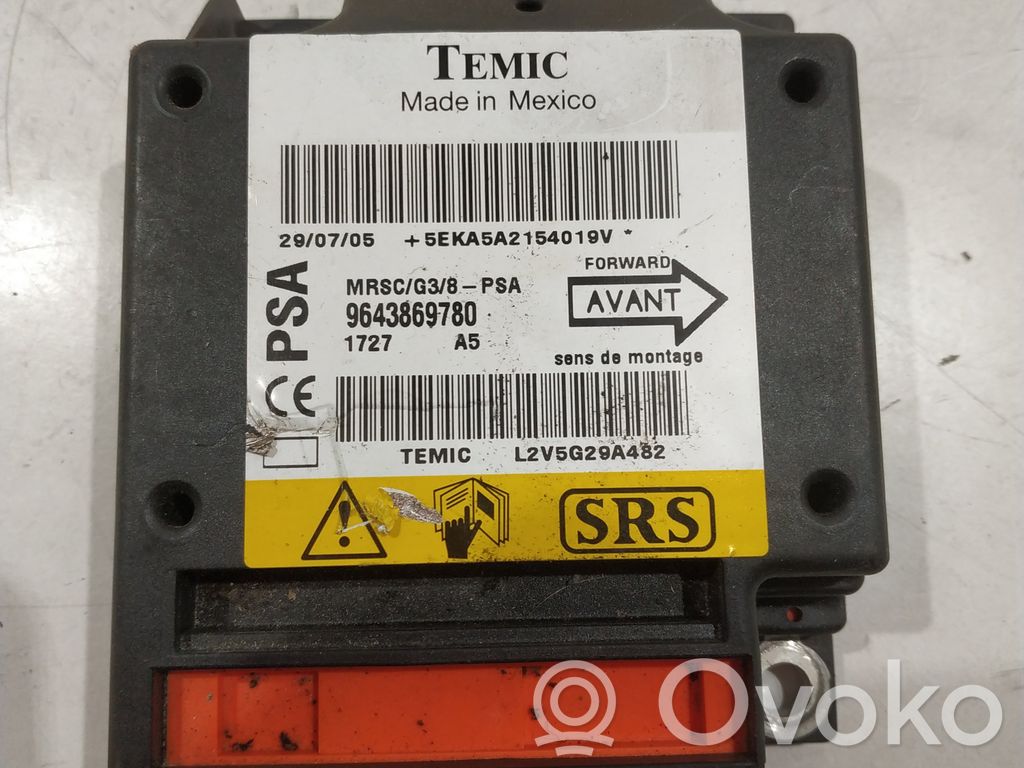 Peugeot 607 Airbag control unit/module 