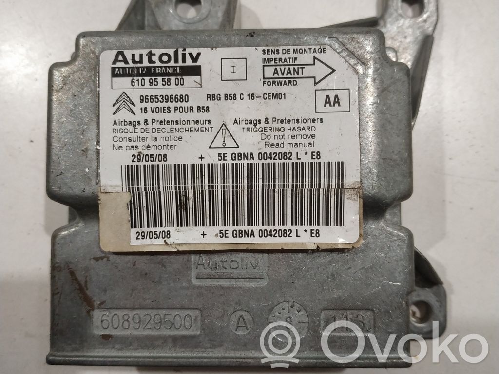 Citroen C4 I Picasso Airbag control unit/module 