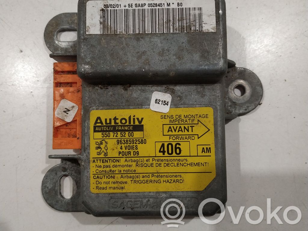 Peugeot 406 Airbag control unit/module 
