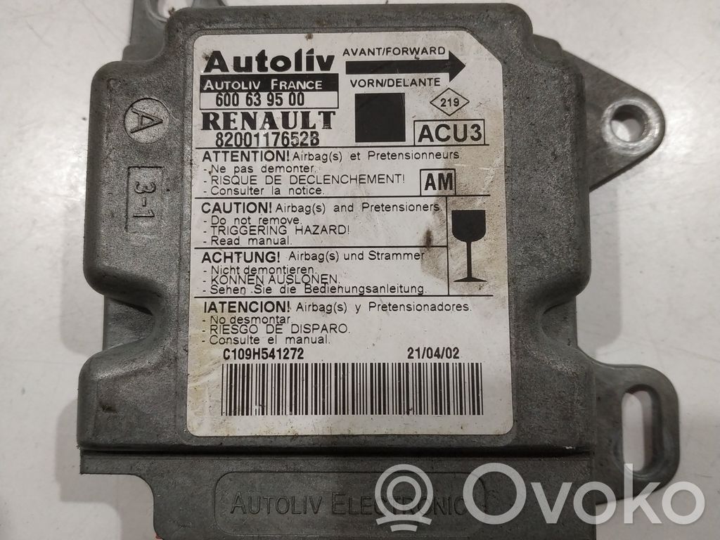 Renault Scenic I Airbag control unit/module 