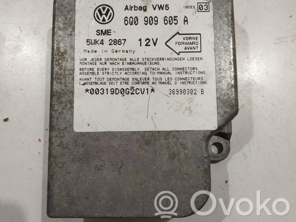 Volkswagen Golf IV Sterownik / Moduł Airbag 