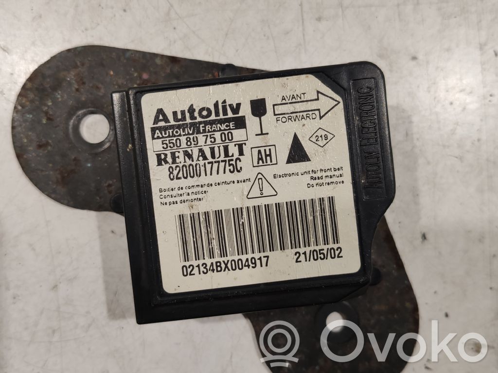 Renault Vel Satis Airbag deployment crash/impact sensor 
