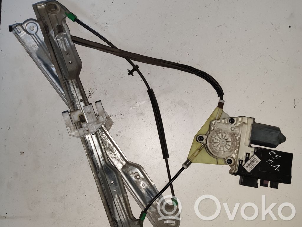 Citroen C5 Front door window regulator with motor 
