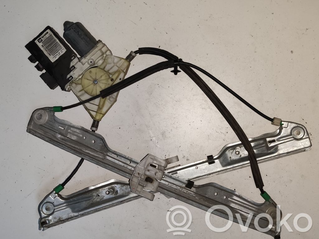 Citroen C5 Front door window regulator with motor 