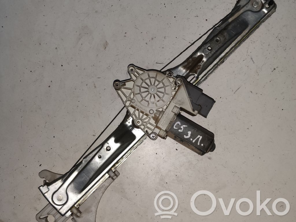 Citroen C5 Rear door window regulator with motor 