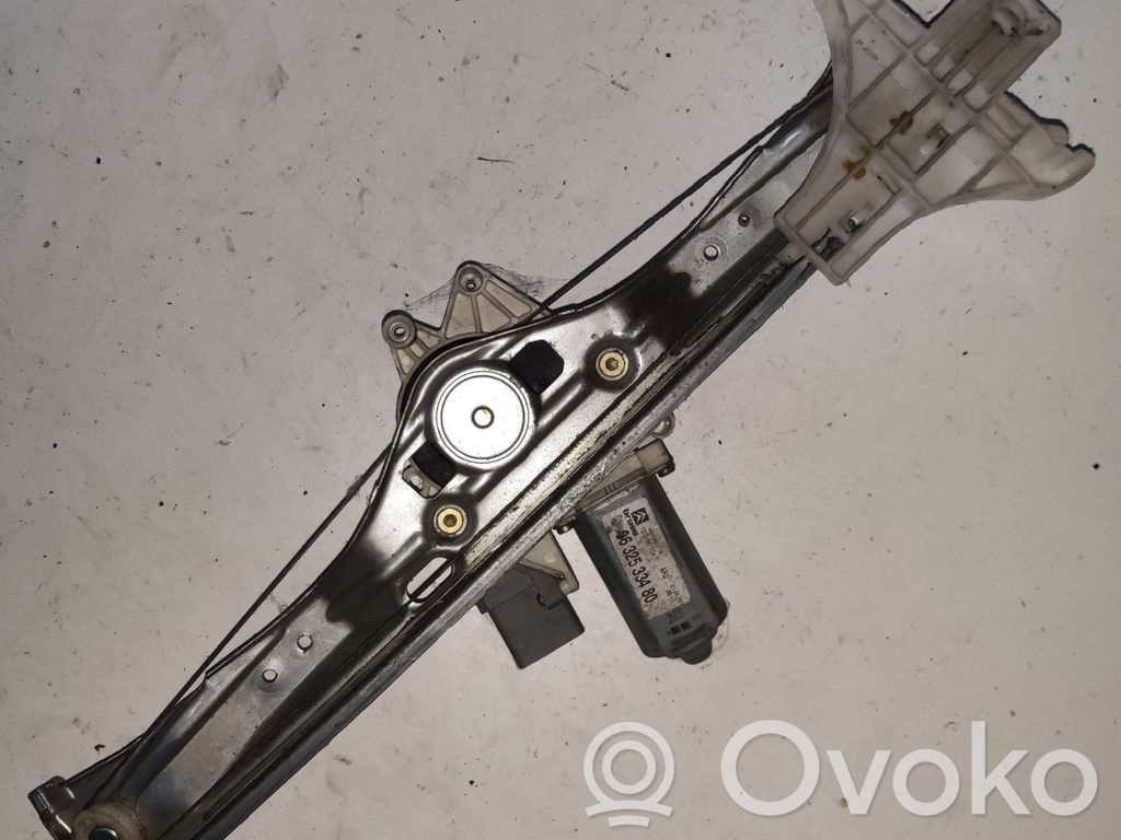 Citroen C5 Rear door window regulator with motor 