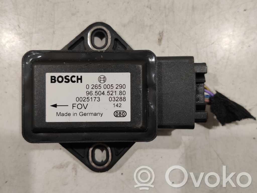 Peugeot 607 ESP acceleration yaw rate sensor 